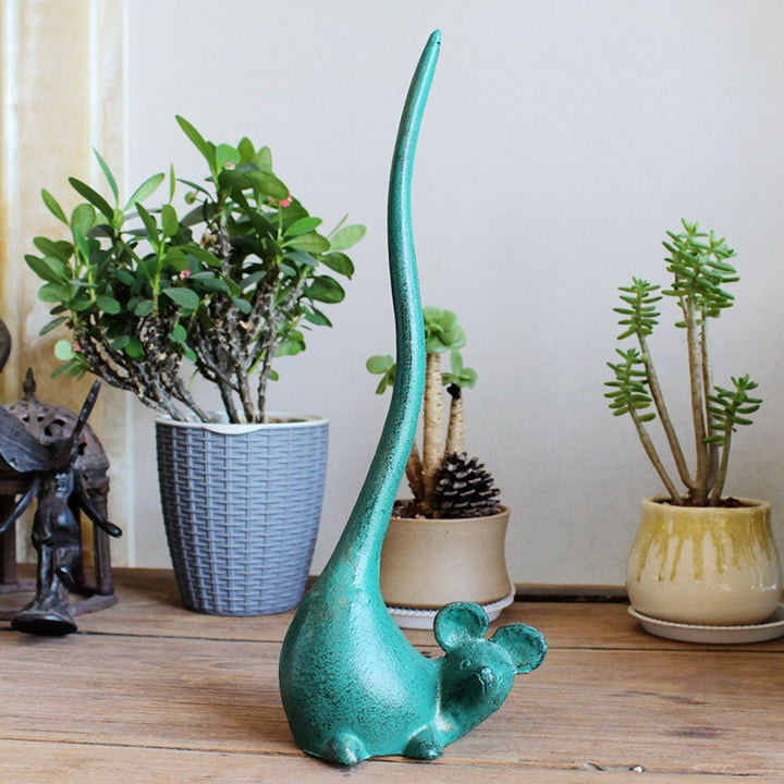 Rustica | Compact Cast Iron Toilet Paper Holder