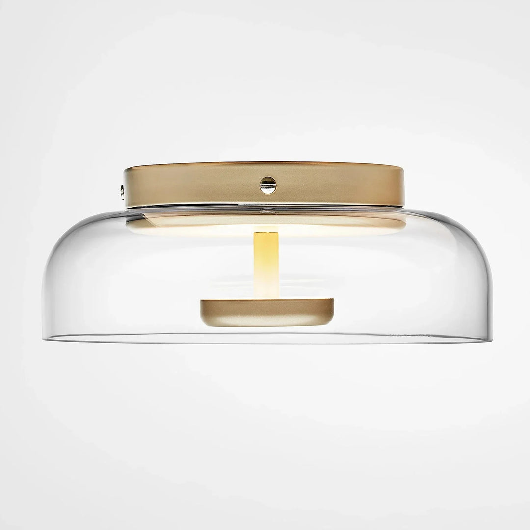 CrystalShine – Modern Glass LED Ceiling Lamp for Hall & Entrance