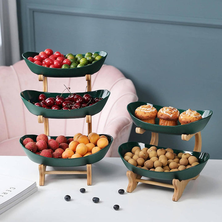 FruitElegance | Elegant Metal Fruit Tower