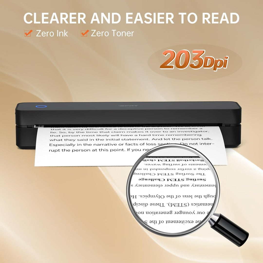 CLEVLO | MT610 Portable Wireless Printer