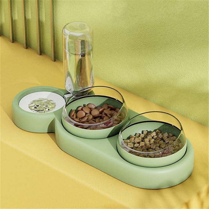 FeedFlow | Innovative 3-in-1 Feeding Station with Dishwasher-Safe Bowls
