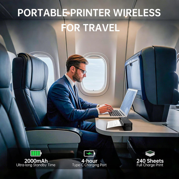 CLEVLO | MT610 Portable Wireless Printer