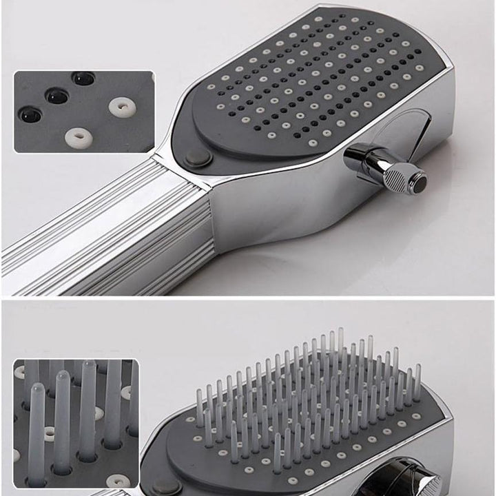 TangleFree Soft Shower Head – Effortlessly Untangles – Gentle Water Flow with Integrated Comb