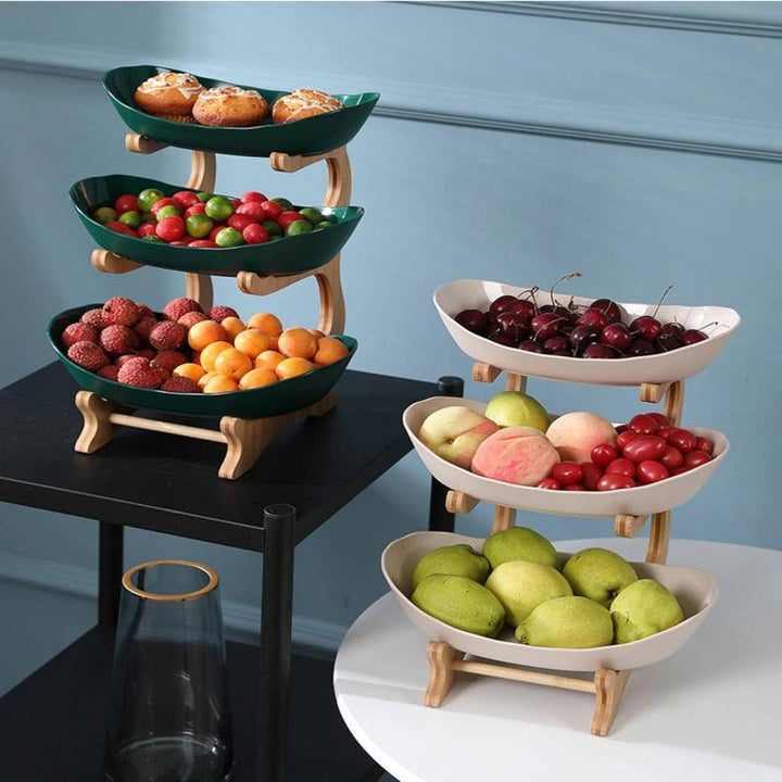 FruitElegance | Elegant Metal Fruit Tower