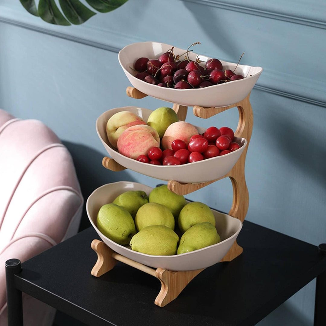FruitElegance | Elegant Metal Fruit Tower
