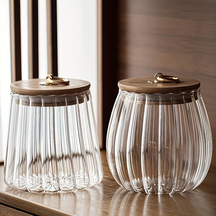 PureGlass – Elegant Kitchen Storage Jar with Airtight Lid for a Stylish Kitchen
