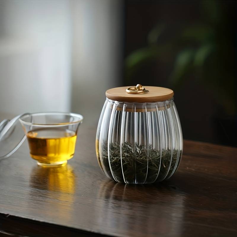 PureGlass – Elegant Kitchen Storage Jar with Airtight Lid for a Stylish Kitchen