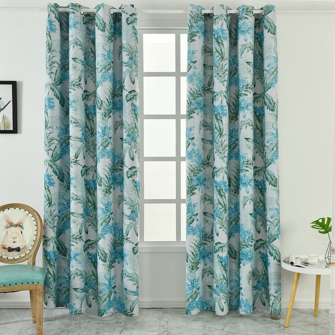 NatureDrape | Blackout Curtains with Forest Pattern