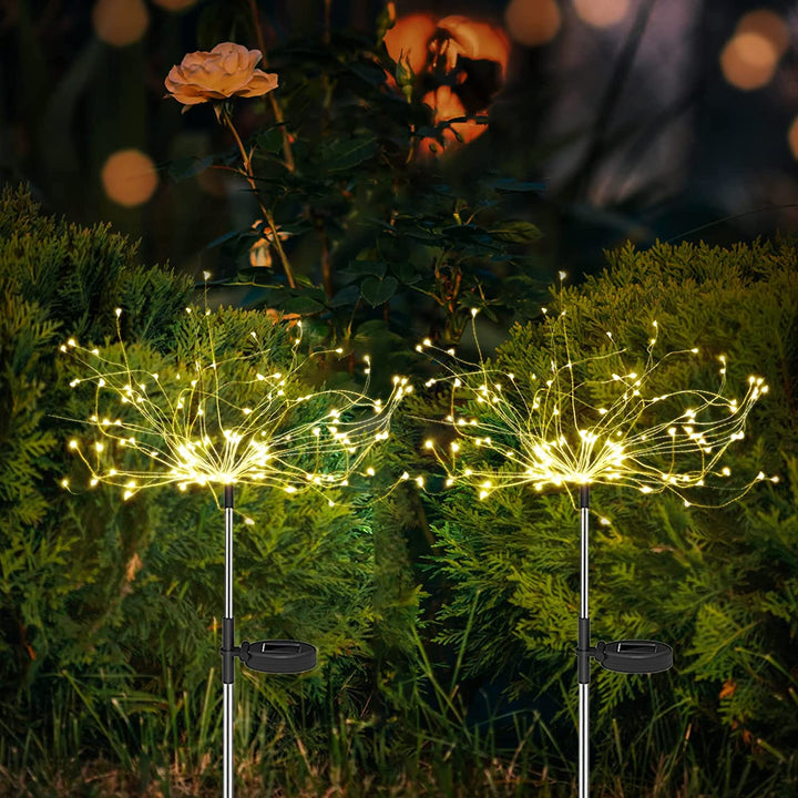 SparkGlow | Solar Lamps in Firework Style