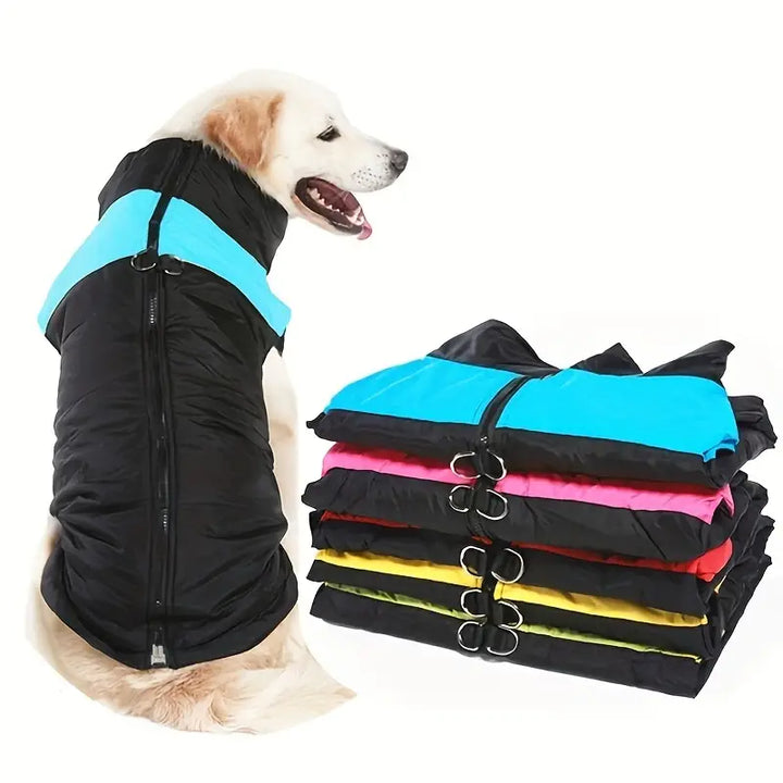 StormPup | Waterproof Dog Jacket with Back Zipper and Quality Filling