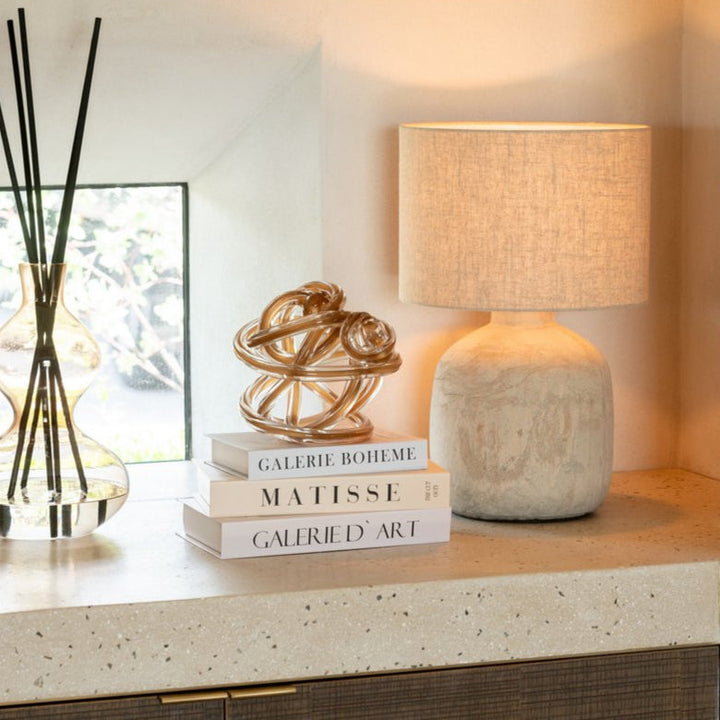 My small terracotta lamp
