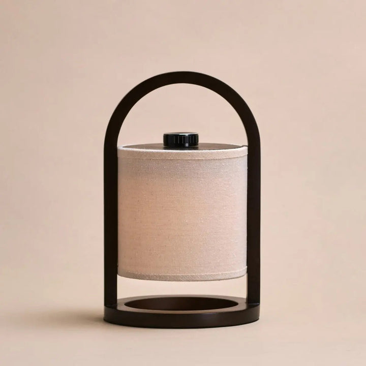 River Dark Brown Wireless Wooden Lamp – 100 Hours Battery & Dimmable
