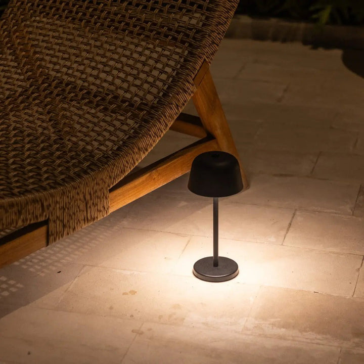 Anton Black Rechargeable Table Lamp | Stylish and Wireless Lighting