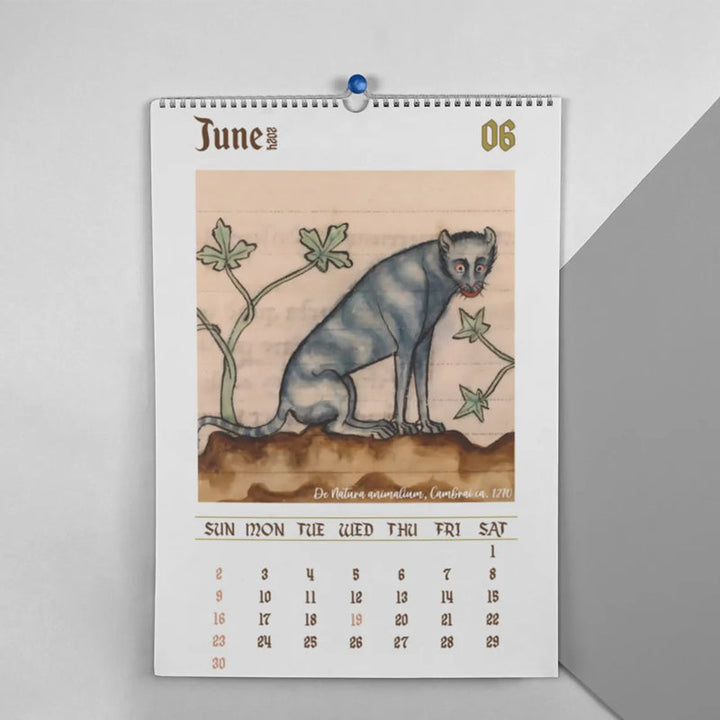 Enchanted Feline Chronicles: Medieval Cats 2024 Calendar – Intricate Art