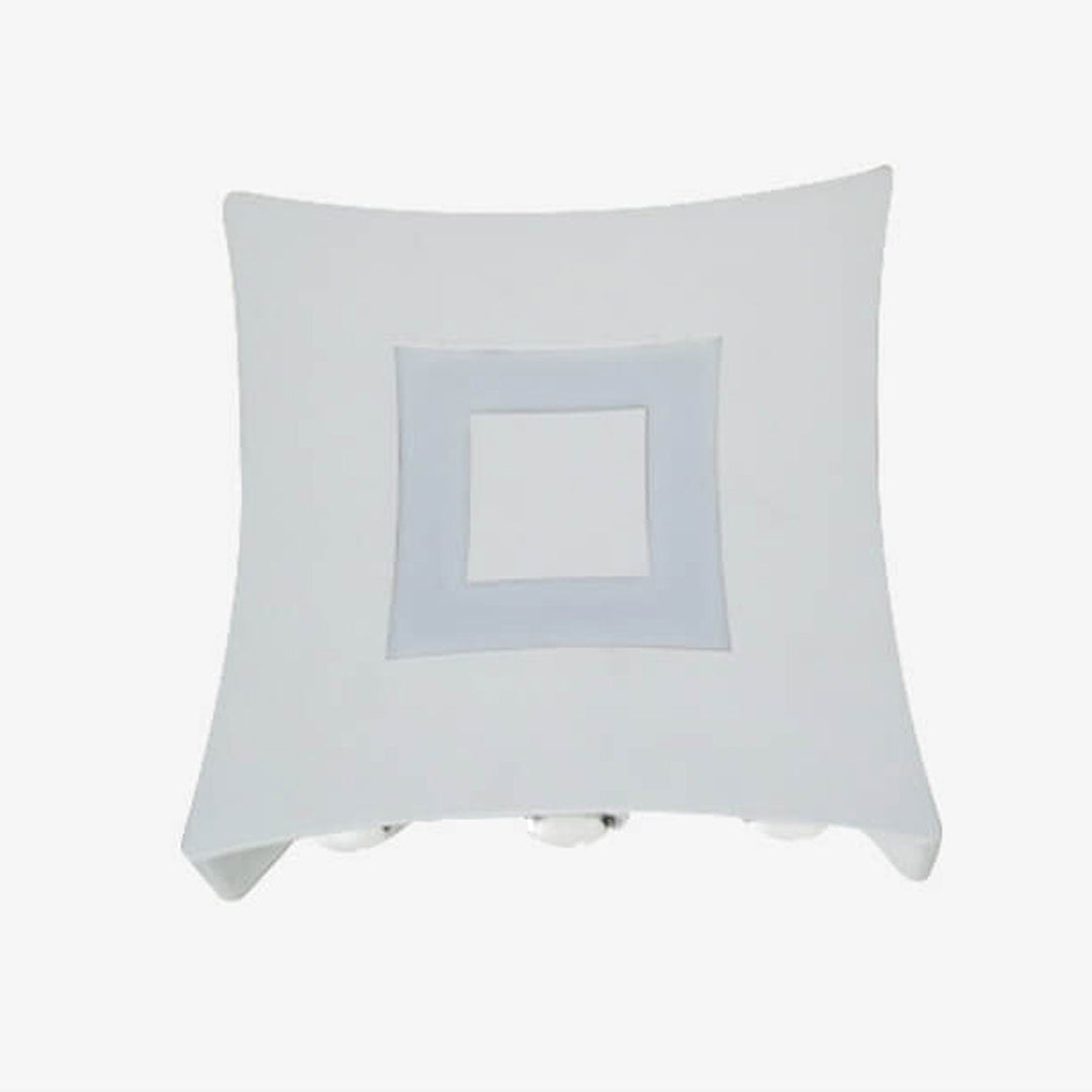 LuminaSquare LED Wall Lamp - Efficient and Sustainable Garden Lighting - Perfect for Patios and Fences