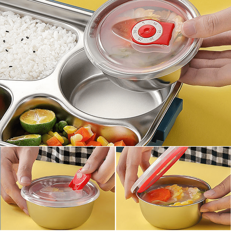 ThermoBox - Lunchbox with Soup Bowl and 4 Compartments