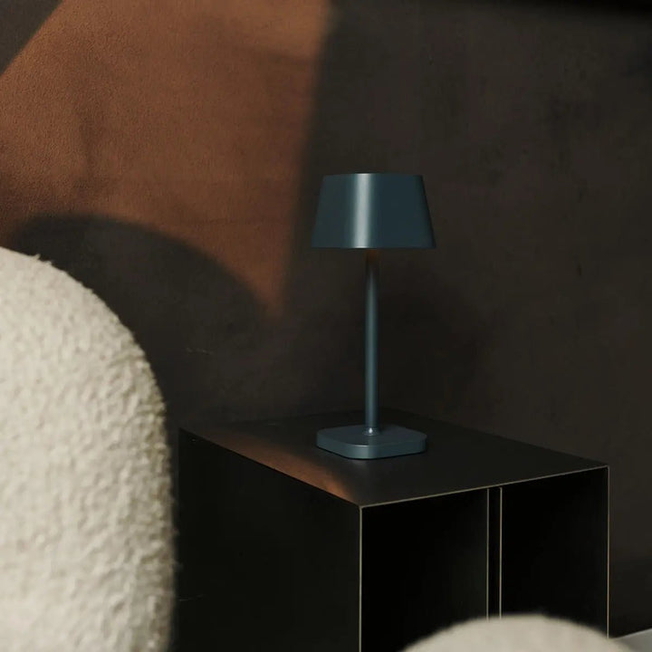 Ava Stone Gray - Rechargeable Table Lamp | Stylish, Wireless Lamp and Dimmable