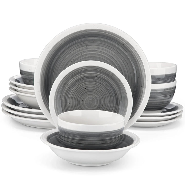 OriDiner | Earthenware Dinnerware Set for 4/8/16 People