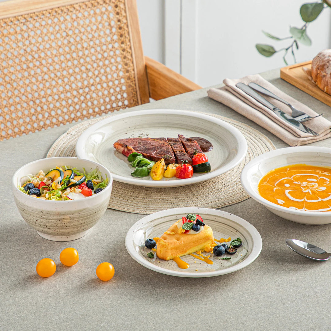 OriDiner | Earthenware Dinnerware Set for 4/8/16 People
