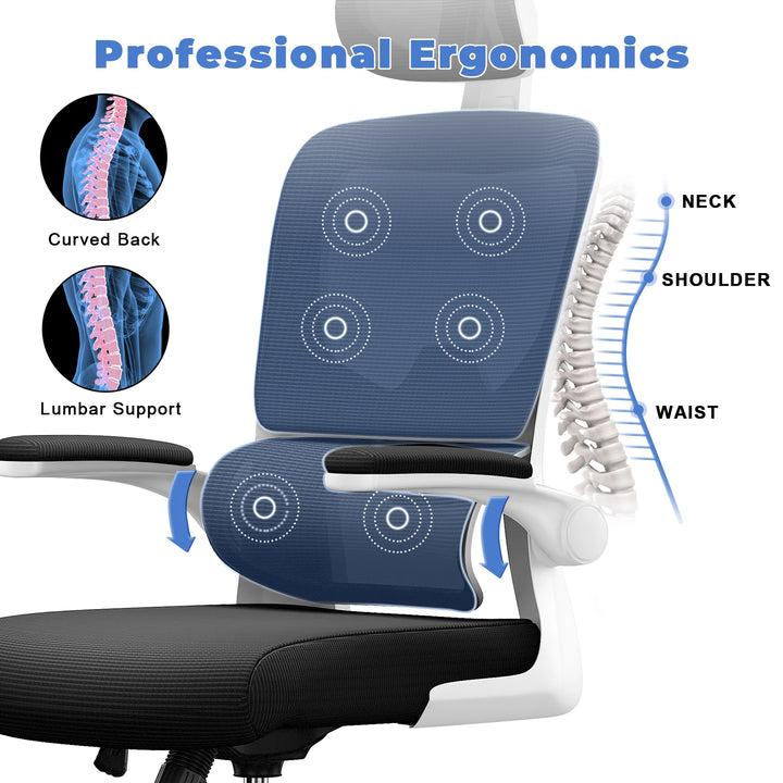 CLEVLO | ErgoFlow Executive Office Chair