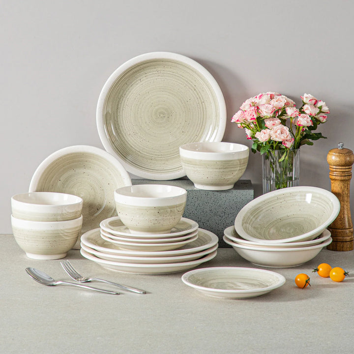 OriDiner | Earthenware Dinnerware Set for 4/8/16 People
