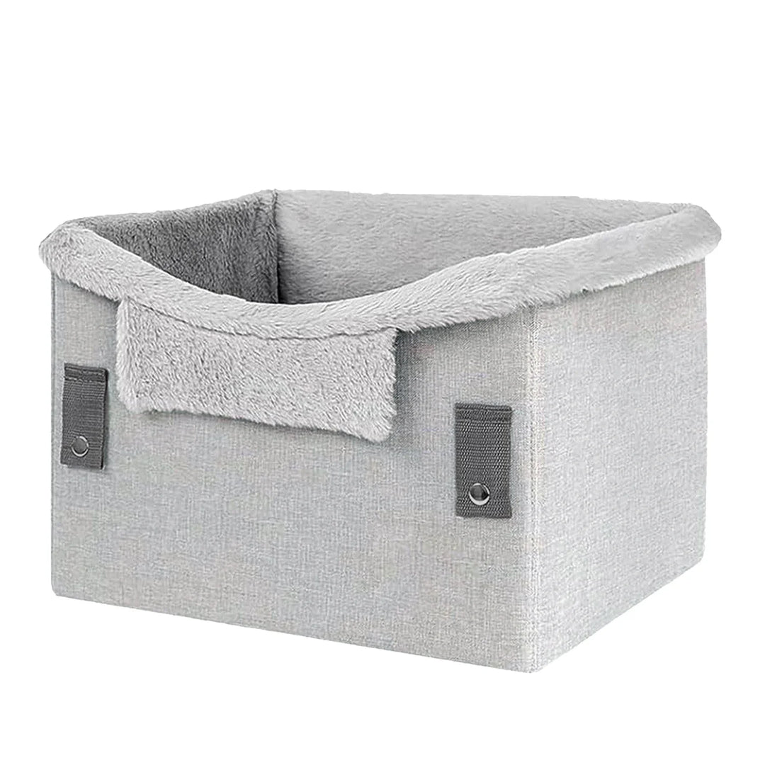 Dog Car Seat for Small Dogs - Foldable and Portable with Safety Straps - Up to 25Lbs