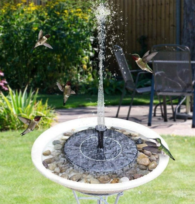 Solar Garden Bird Fountain - Eco-Friendly Design for Your Garden - Easy Installation and Maintenance
