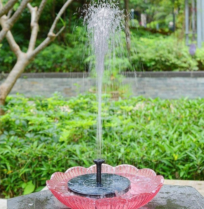 Solar Garden Bird Fountain - Eco-Friendly Design for Your Garden - Easy Installation and Maintenance