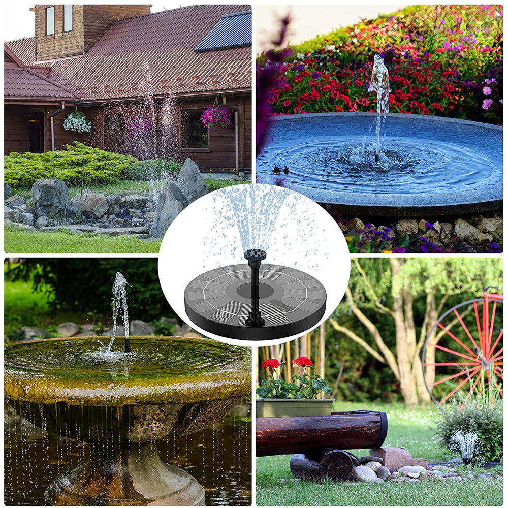 Solar Garden Bird Fountain - Eco-Friendly Design for Your Garden - Easy Installation and Maintenance