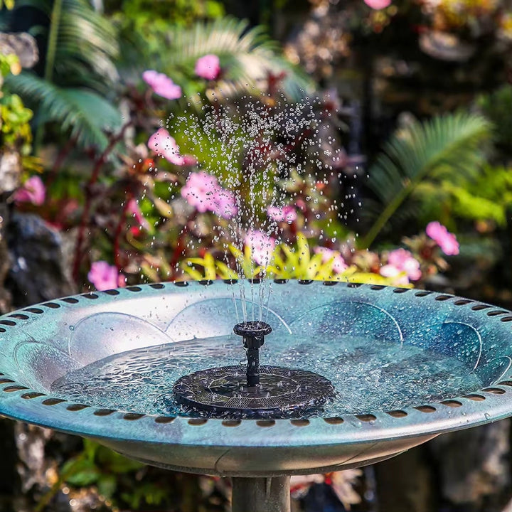 Solar Garden Bird Fountain - Eco-Friendly Design for Your Garden - Easy Installation and Maintenance