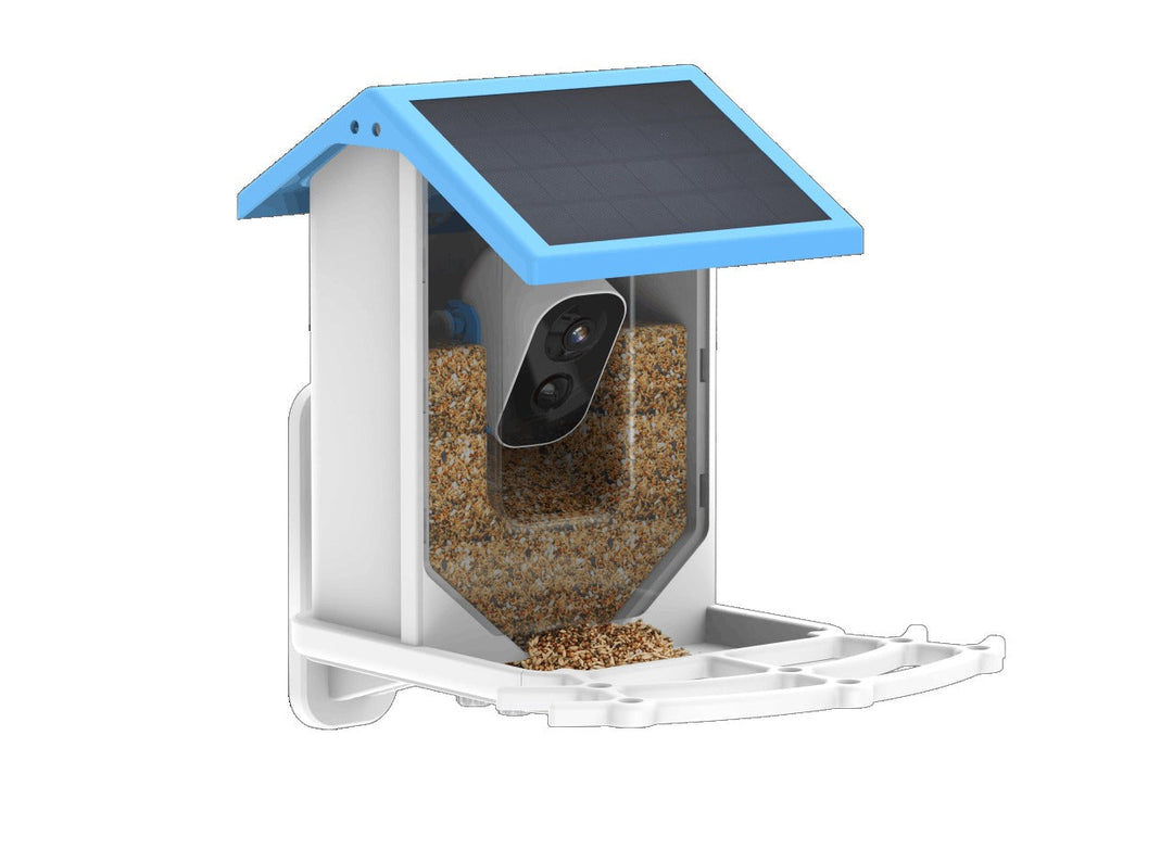 BirdWatch Advanced Bird Feeder - Recognizes Over 16,000 Bird Species - Solar-Powered