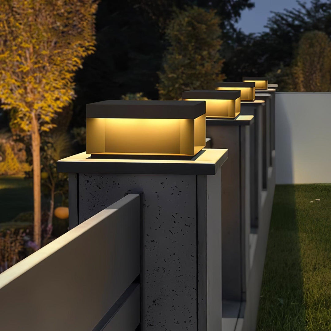 EverLume - Stylish Solar Lamp for Outdoors - Matte Acrylic Shade and Durable Design