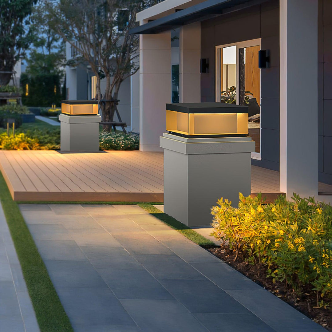 EverLume - Stylish Solar Lamp for Outdoors - Matte Acrylic Shade and Durable Design