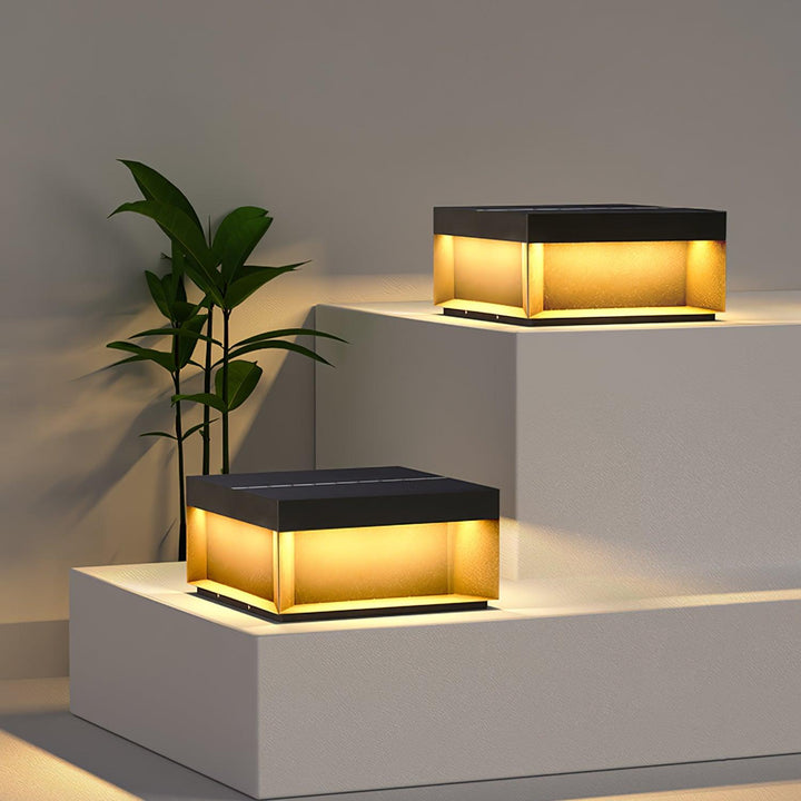 EverLume - Stylish Solar Lamp for Outdoors - Matte Acrylic Shade and Durable Design