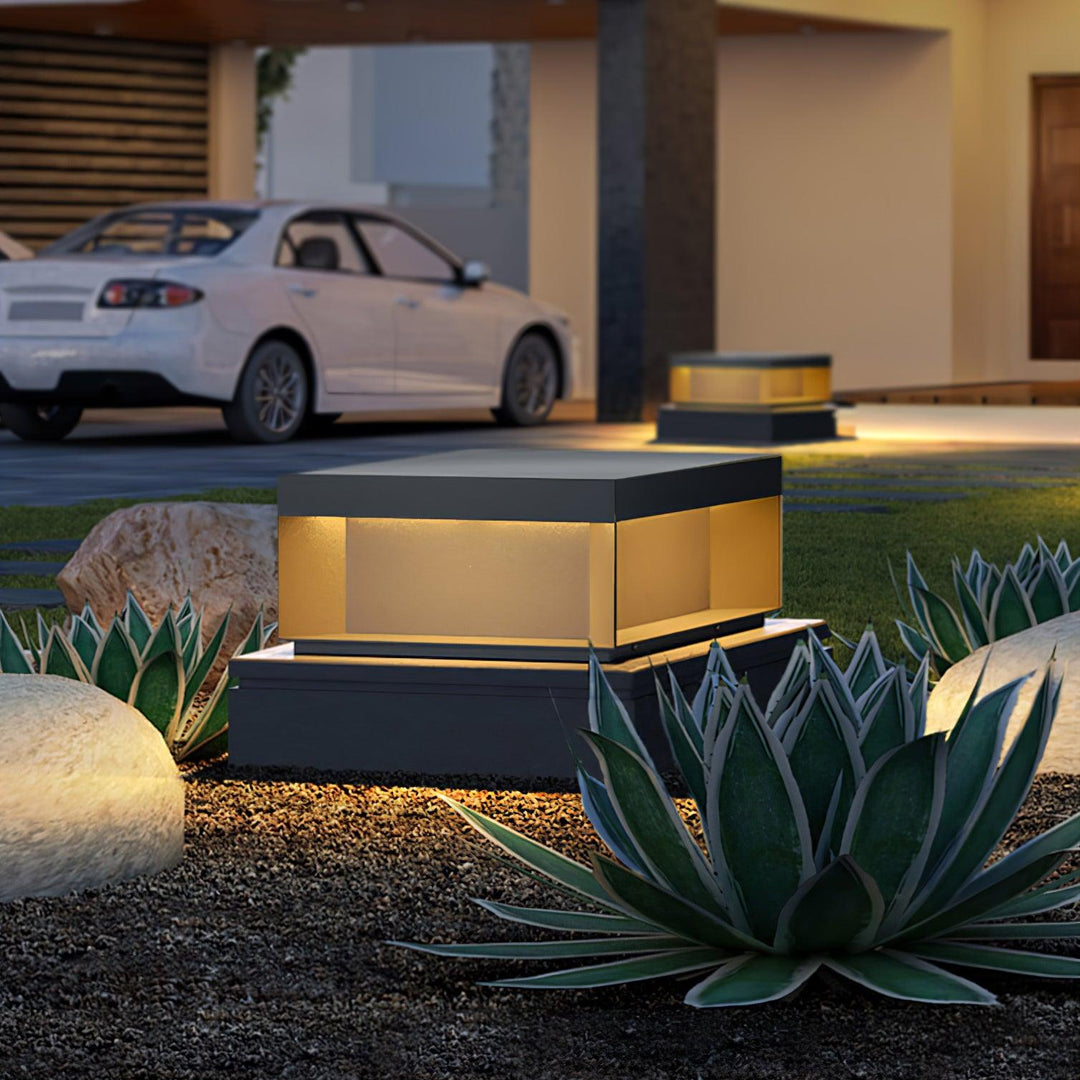 EverLume - Stylish Solar Lamp for Outdoors - Matte Acrylic Shade and Durable Design