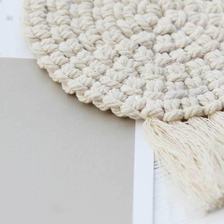 BohoWeave – Handmade Macramé Coasters in Bohemian Style