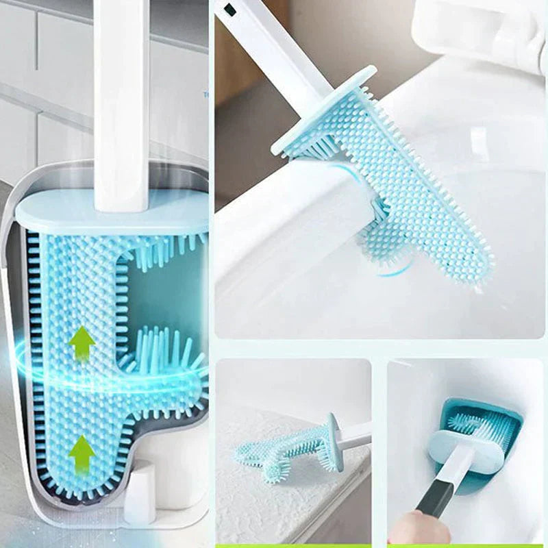BendClean | Slim Curved Toilet Brush for Thorough Cleaning
