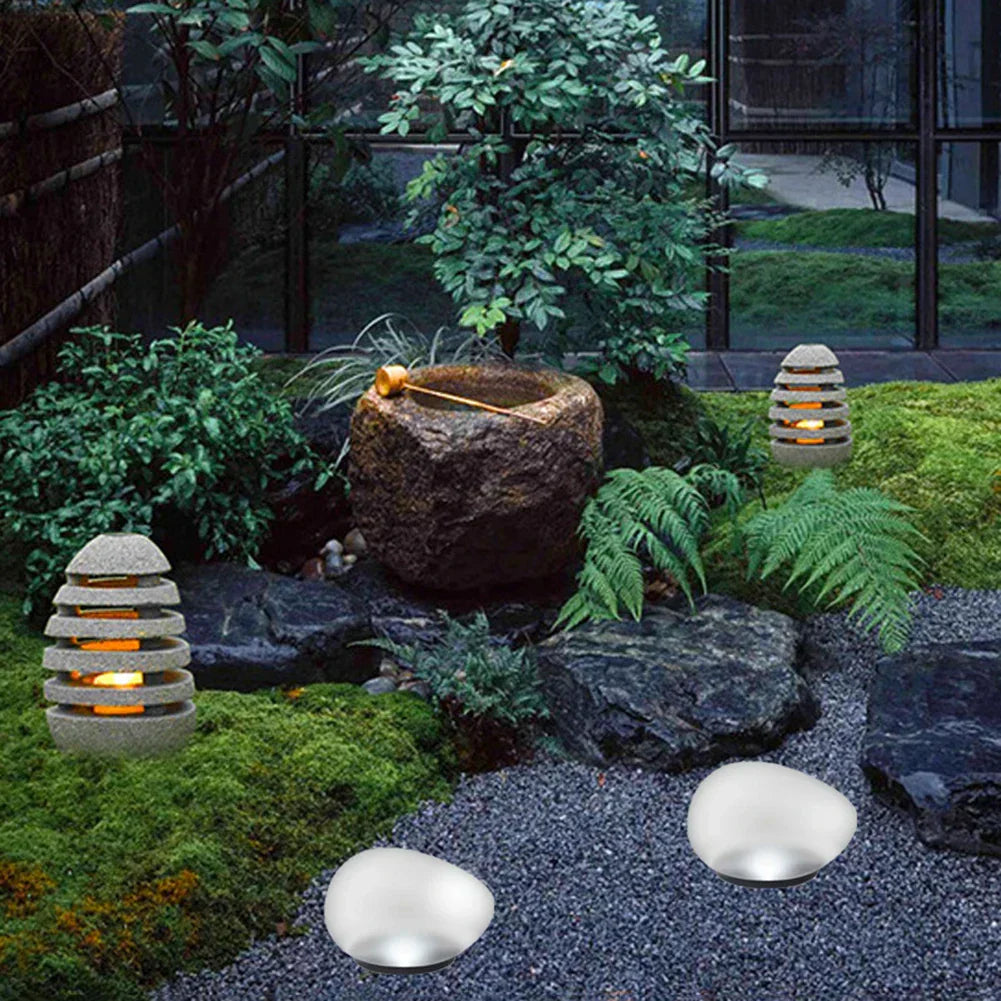 PebbleShine | Solar Energy Decorative Stone Lamp