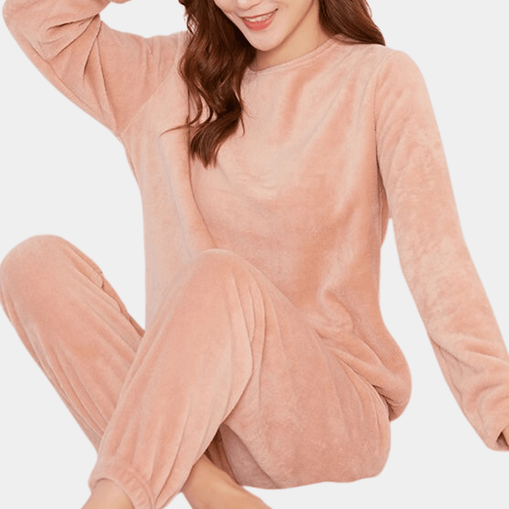SnugDream - Comfortable & Warm Pajama Set - 2-Piece Soft Loungewear Set for Women