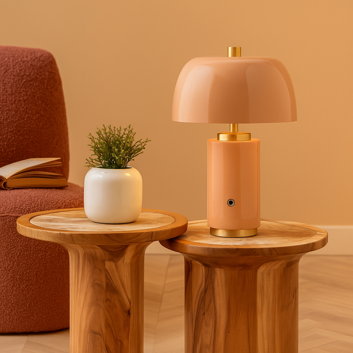 Table Lamp Freya Melon