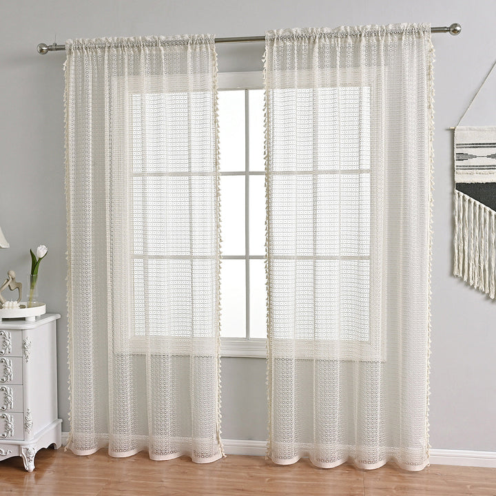 SoftChic | Beige Voile Curtains for Elegance and Comfort