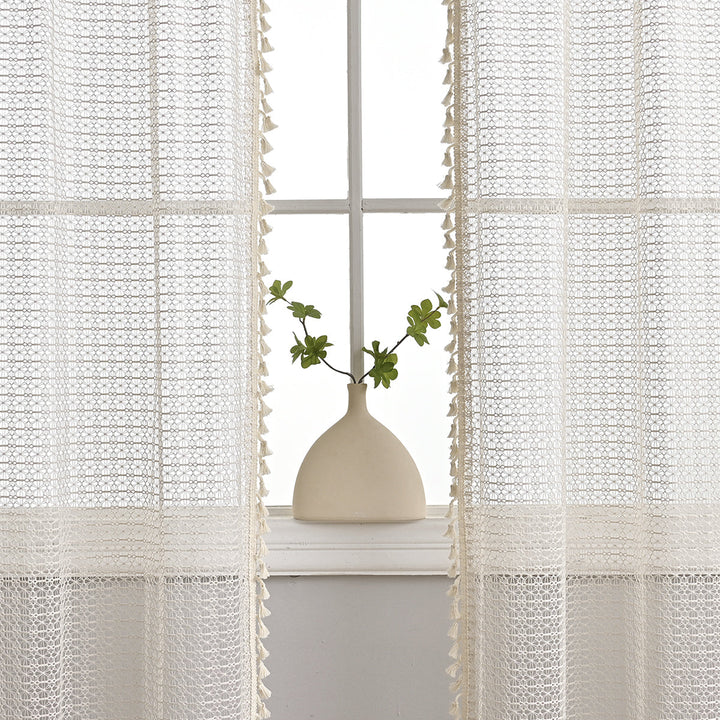 SoftChic | Beige Voile Curtains for Elegance and Comfort