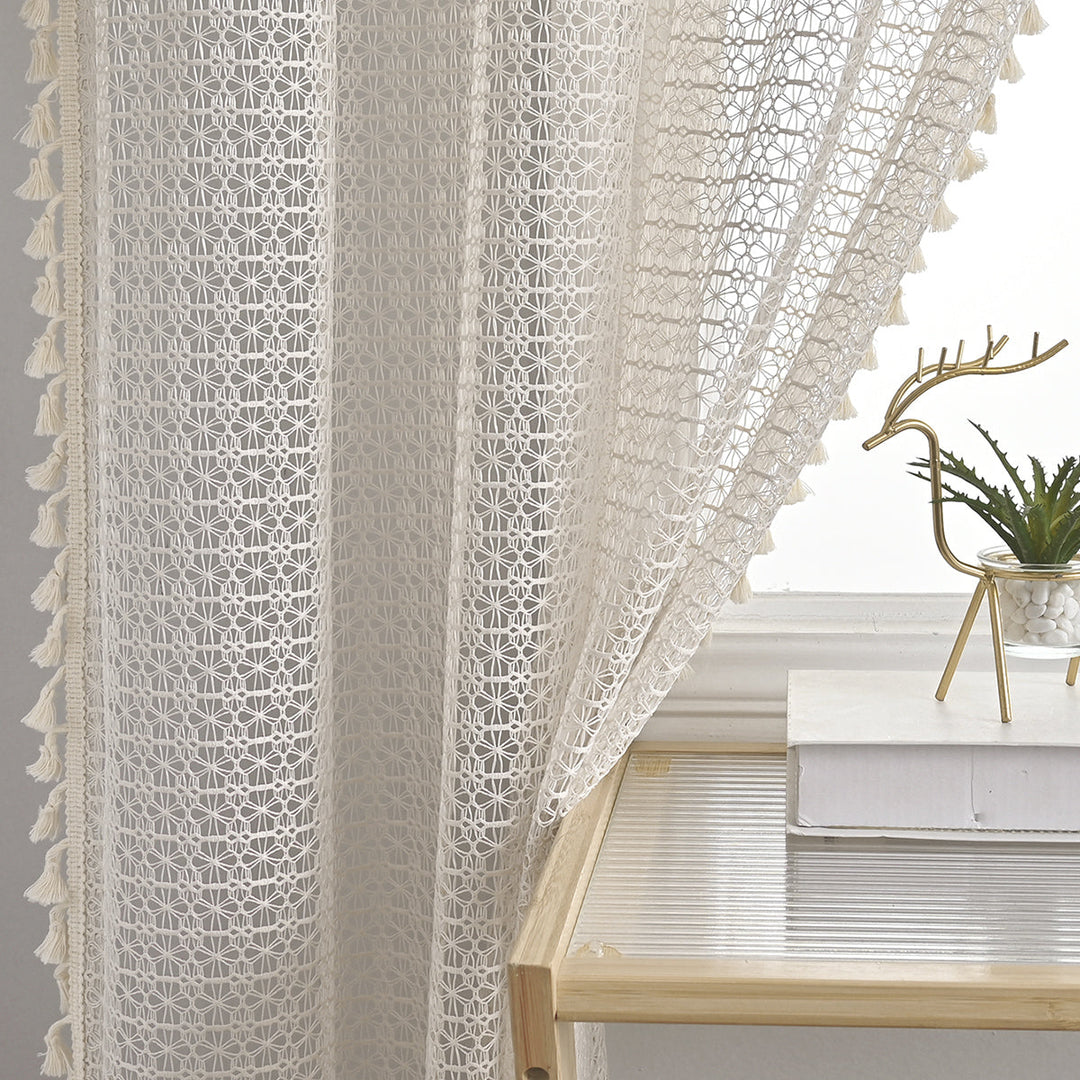 SoftChic | Beige Voile Curtains for Elegance and Comfort