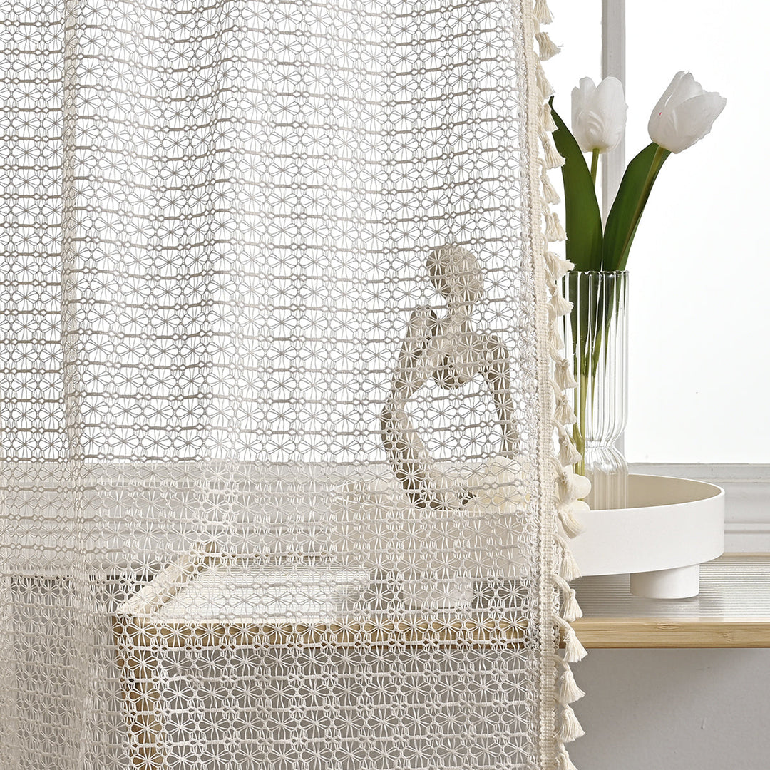 SoftChic | Beige Voile Curtains for Elegance and Comfort