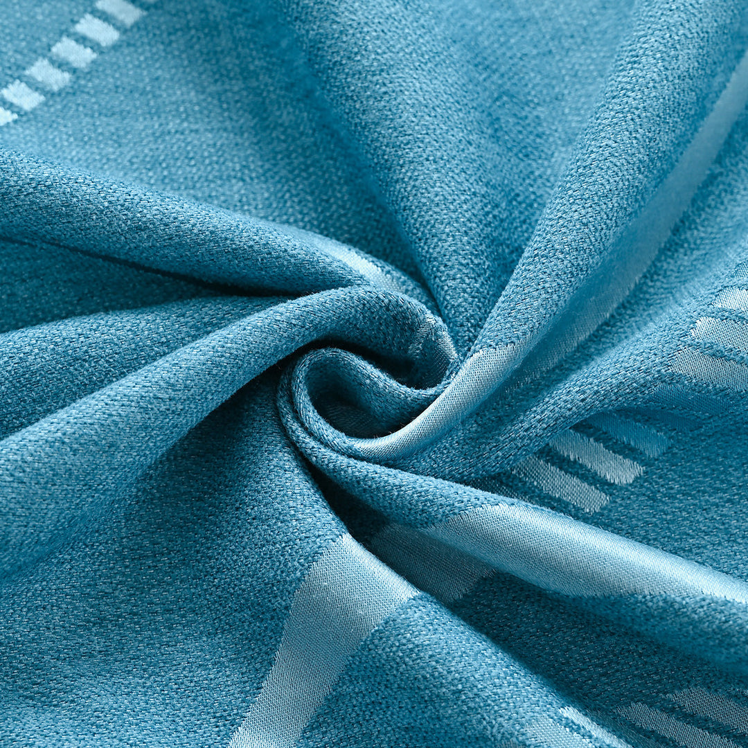 ElegantBloom | Modern Chenille Curtains