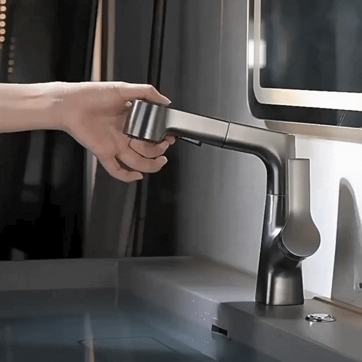 FlexiFlows | Adjustable Faucet with Pull-Out Hose