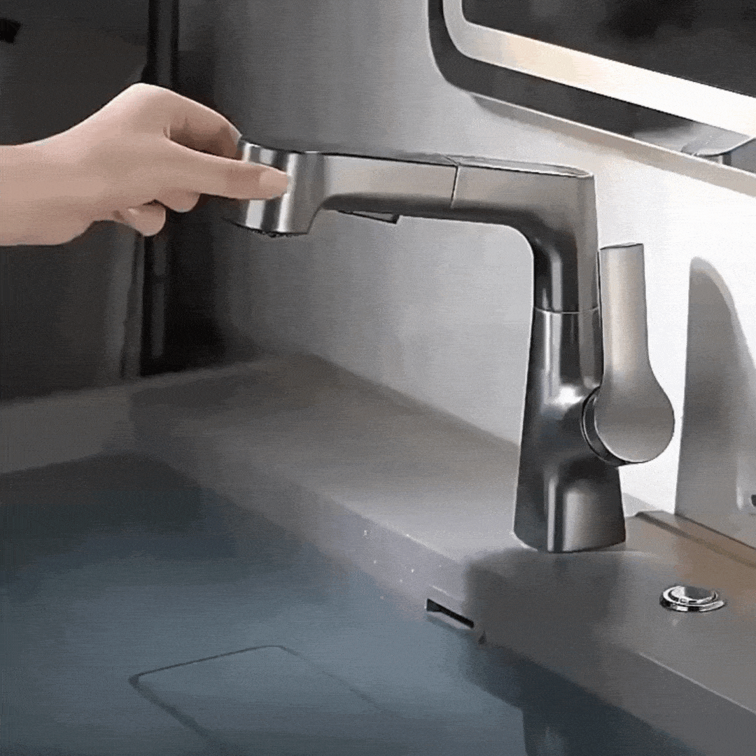 FlexiFlows | Adjustable Faucet with Pull-Out Hose