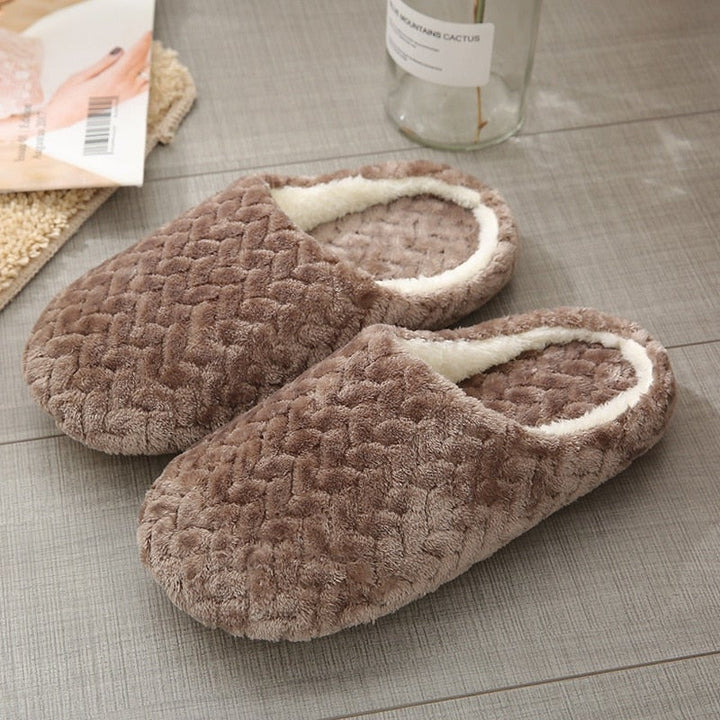 Ultra-Soft Faux Fur Slippers with Padded Insole and Non-Slip Sole