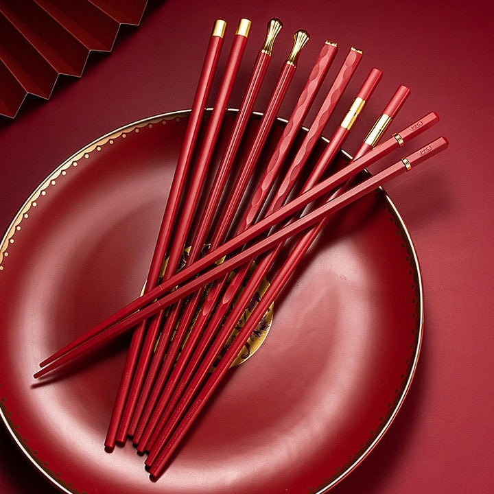 OrientElegance - Luxe Chopstick Set - Beautifully Designed and Perfectly Balanced