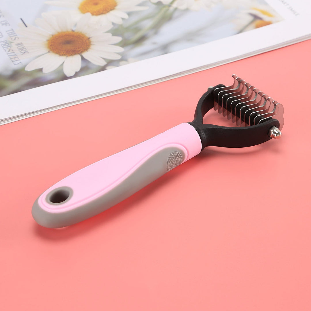 Gentle Detangling Comb for Your Pet - Calming Effect and Efficient Hair Removal - Paw-Friendly